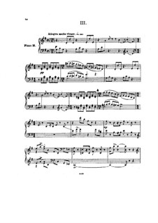 Symphony No.6 'Pathétique', Movements III-IV, for Two Pianos Four Hands – Piano II Part, TH 30 Op.74