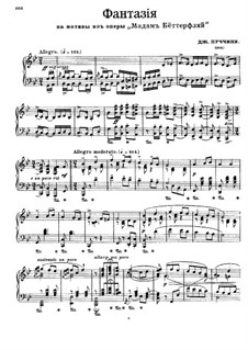 Fantasia on Themes from 'Madame Butterfly'