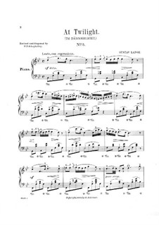 At Twilight for Piano, Op.292 No.5