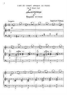 Requiem. Lacrimosa, for Piano
