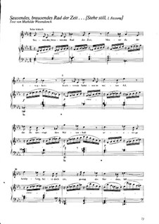 Stand still (for Voice and Piano)