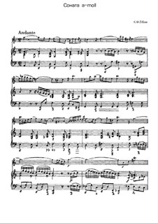 Sonata for Flute and Harpsichord, H 555 Wq 128
