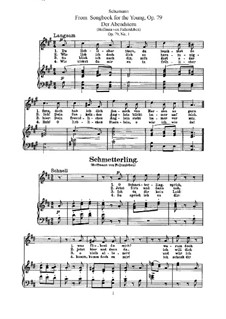 Album of Songs for the Young (for Voice and Piano), Op.79