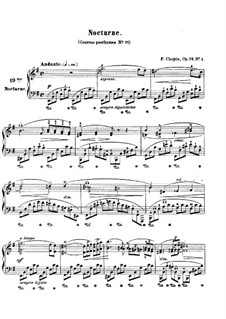 Nocturne for Piano, Op.72 No.1
