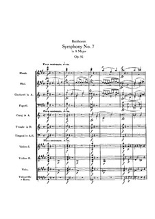 Symphony No.7. Movement I, Op.92