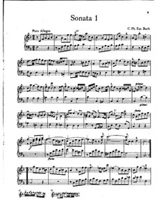 Six Prussian Sonatas, H.24-29, Wq 48