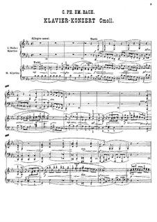 Piano Concerto in C Minor, H 474, Wq 43:4