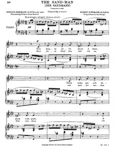Album of Songs for the Young. The Sand-Man, Op.79 No.13