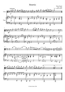 Bourrée: Bourrée by Henry Purcell