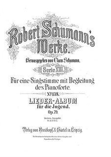 Album of Songs for the Young (German Text), Op.79