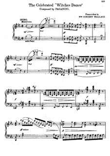 Witches Dance, for Piano, Op.8