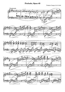 Prelude in C Sharp Minor for Piano, Op.45