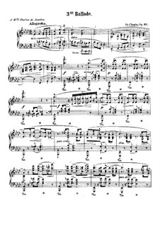 Ballade No.3, Op.47