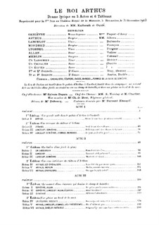 King Arthur, Op.23: King Arthur by Ernest Chausson