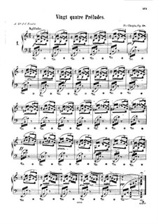 Prelude, op.28 No.1
