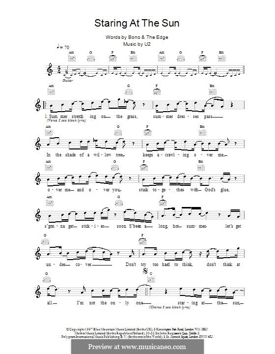 staring at the sun lyrics staring at the sun lyrics