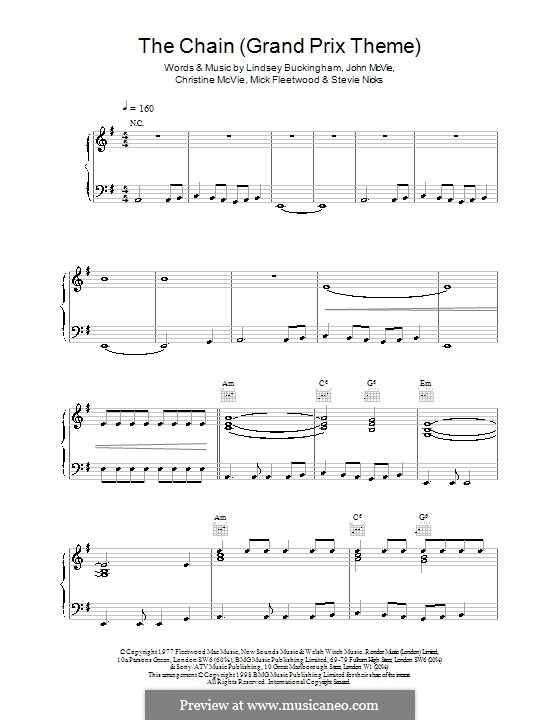 The Chain (Fleetwood Mac) by C. McVie, J. McVie, L. Buckingham, M