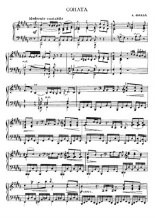 Piano Sonata. Movement I, H.17