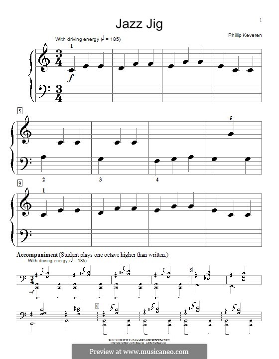 Jazz Jig: For piano by Phillip Keveren