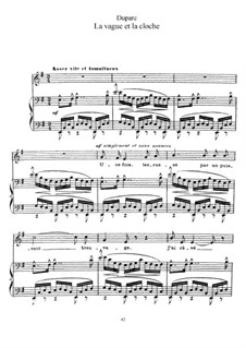La vague et la cloche: La vague et la cloche by Henri Duparc