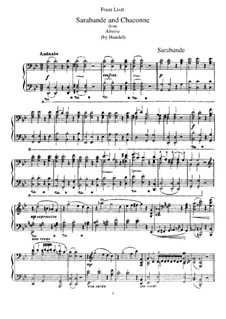 Sarabande und Chaconne aus Händels Almira, S.181
