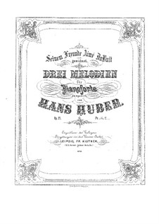 Drei Melodien, Op.21