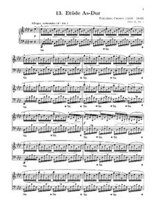 Etüde, Op.25 No.1