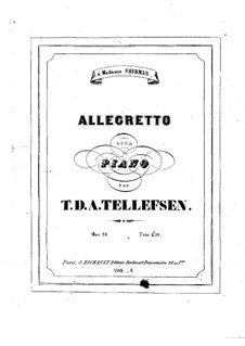 Allegretto, Op.20: Allegretto by Thomas Tellefsen
