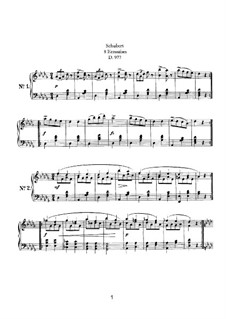 Acht Ecossaise, D.977