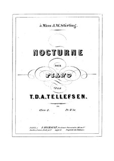 Nocturne, Op.2: Nocturne by Thomas Tellefsen