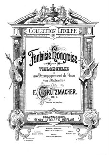 Ungarische Fantasie für Cello und Klavier, Op.7: Ungarische Fantasie für Cello und Klavier by Friedrich Grützmacher