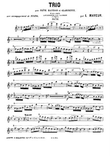 Quartett für Bläser und Klavier: Quartett für Bläser und Klavier by Louis Adolphe Mayeur