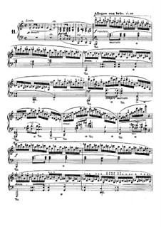 Etüde No.11 in a-moll für Klavier, Op.25