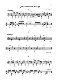3 Spanish Dances, Op.16: 3 Spanish Dances by Oleg Kopenkov