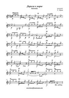 Der Weg zum Meer, Op.13: Der Weg zum Meer by BOUROFF