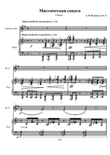 Die mystische Sonate für Klarinette und Klavier, Ор.5: Die mystische Sonate für Klarinette und Klavier by Andreas Rudenko