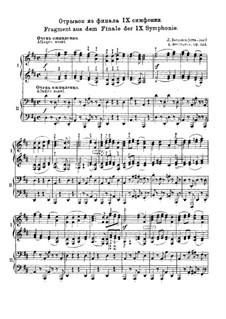 An die Freude Thema aus der Sinfonie No.9, op.125