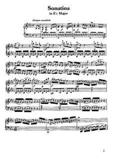 Klaviersonatine No.1 in Es-dur, WoO 47