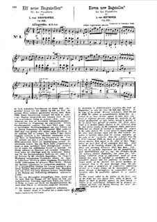 Elf neue Bagatellen für klavier (Herausgegeben von H. Bülow), Op. 119