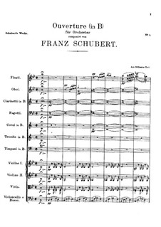Der Spiegelritter, D.11: Ouvertüre by Franz Schubert