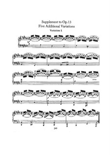 Symphonische Etüden in Form von Variationen (Anhang), Op.13