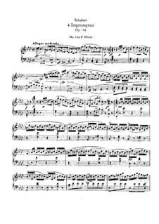 Vier Impromptus für Klavier, D.935 Op.142
