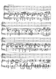 Klavierkonzert in a-moll. Teil II (Bearbeitung für zwei Klaviere von B. Tapper), Op.16