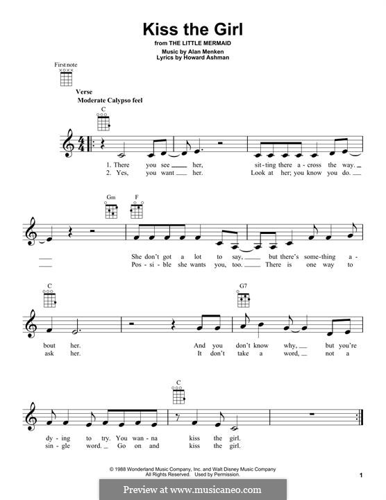 lyrics to kiss the girl №612183 lyrics to kiss the girl № 612182