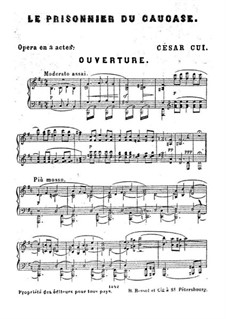 Der Gefangene im Kaukasus. Ouvertüre (Bearbeitung für Klavier)