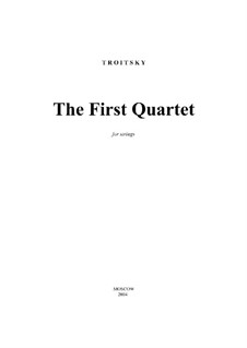 Streichquartett Nr.1: Streichquartett Nr.1 by Arkadi Troitsky