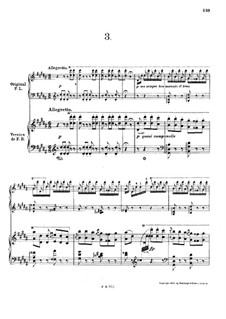 Grosse Etüde No.3 'La Campanella' nach Paganini (Mit Version von Busoni), S.141 No.3 (BV B 68)