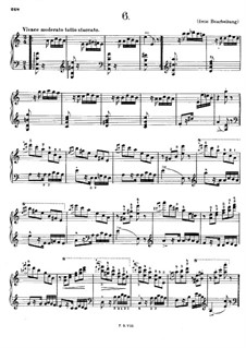 Grosse Etüde No.6 nach Paganini (Bearbeitung von Busoni), S.141 No.6 (BV B 67)