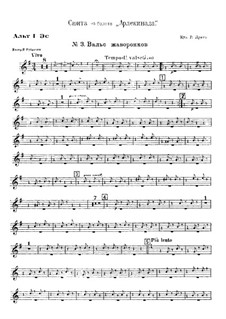 No.3 Waltz of skylarks from Suite from ballet 'Arlekinada'
