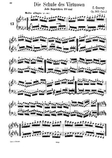 Die Schule des Virtuosen. Heft II, Op.365 Nos.13-26